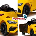 Mini Carro Elétrico Infantil 12v Mercedes-benz Cle53 Amarelo - BW435AM - 10