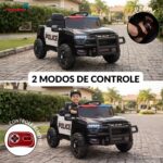 Mini Carro Elétrico Infantil Ram 3500 Rho 6v Polícia - BW539POL - 10