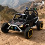 Mini Carro Elétrico Infantil 12v Buggy Preto Com Som E Luzes - BW546PT - 10