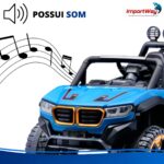 Mini Carro Elétrico Infantil 12v Utv Azul Com Som E Luzes - BW547AZ - 10