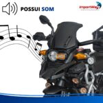 Mini Moto Elétrica Infantil 6v Preta Com Luz Som E Bagageiro - BW533PT - 10