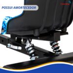 Drift Elétrico Infantil 350w Azul Amortecedor E Kit Proteção - BW554AZ - 10