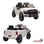 Mini Carro Elétrico Infantil Ram 3500 Rho 6v Branco - BW539BR - 11