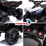 Mini Carro Elétrico Infantil 6v Utv Branco Som E Luzes - BW317BR - 11
