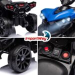 Mini Carro Elétrico Infantil 6v Utv Azul Com Som E Luzes - BW317AZ - 11