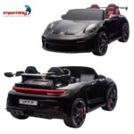 Mini Carro Elétrico Infantil Porsche 911 Gt3 24v Preto Metálico - BW423PM - 11