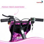 Drift Elétrico Infantil 350w Rosa Amortecedor E Kit Proteção - BW554RS - 12