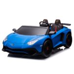 Mini Carro Elétrico Infantil Lamborghini Aventador 24v Azul - BW235AZ - 2