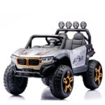 Mini Carro Elétrico Infantil 12v Utv Cinza Com Som E Luzes - BW547CZ - 2