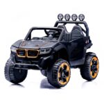 Mini Carro Elétrico Infantil 12v Utv Preto Com Som E Luzes - BW547PT - 2