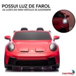 Mini Carro Elétrico Infantil Porsche 911 Gt3 24v Vermelho - BW423VM - 4