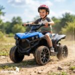 Mini Carro Elétrico Infantil 6v Utv Azul Com Som E Luzes - BW317AZ - 4