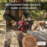 Motosserra Á Gasolina Profissional 83cc Sabre 50cm Potente - IWFG013 - 4
