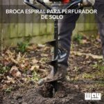 Broca Espiral Para Perfurador De Solo 10x80cm Conexão 20mm - IWFG022 - 4