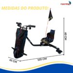 Drift Elétrico Infantil 350w Com Amortecedor E Kit Proteção - BW554 - 4