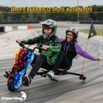 Drift Elétrico Dois Assentos 350w Azul 25km/hr C/ Luz Freio - BW390AZ - 4
