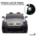 Mini Carro Elétrico Infantil Porsche 911 Gt3 24v Preto - BW423PT - 4