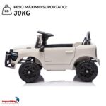 Mini Carro Elétrico Infantil Ram 3500 Rho 6v Branco - BW539BR - 5