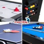 Mesa 4 Em 1 Bilhar, Ping Pong, Air Game E Jantar Mdf 127v - IWJ026 - 5