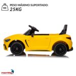 Mini Carro Elétrico Infantil 12v Mercedes-benz Cle53 Amarelo - BW435AM - 6