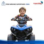Mini Carro Elétrico Infantil 6v Utv Azul Com Som E Luzes - BW317AZ - 6
