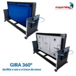 Mesa 4 Em 1 Bilhar, Ping Pong, Air Game E Jantar Mdf 127v - IWJ026 - 6