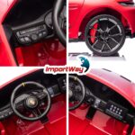 Mini Carro Elétrico Infantil Porsche 911 Gt3 24v Vermelho - BW423VM - 7