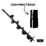 Broca Espiral Para Perfurador De Solo 10x80cm Conexão 20mm - IWFG022 - 7