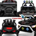 Mini Carro Elétrico Infantil 12v Buggy Preto Com Som E Luzes - BW546PT - 7