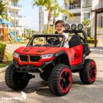 Mini Carro Elétrico Infantil 12v Utv Vermelho C/ Som E Luzes - BW547VM - 7