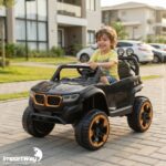 Mini Carro Elétrico Infantil 12v Utv Preto Com Som E Luzes - BW547PT - 7