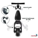 Bicicleta Equilíbrio 5x1 Balance Triciclo Empurrador Branco - BW312EBR - 7