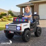 Mini Carro Elétrico Infantil 12v Utv Branco Com Som E Luzes - BW532BR - 7