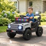 Mini Carro Elétrico Infantil 12v Utv Cinza Com Som E Luzes - BW532CZ - 7