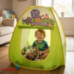Barraca Toca Infantil Criança Dinossauro Dobrável Verde - BW481 - 9