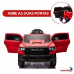 Mini Carro Elétrico Infantil 12v Dodge Ram 1500 Rho Vermelho - BW426VM - 8