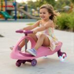 Carrinho Rolimã Car Volante Gira 360° Led Na Rodas Rosa - BW451PK - 8