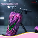 Drift Elétrico Infantil 350w Rosa Amortecedor E Kit Proteção - BW554RS - 8