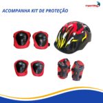 Drift Elétrico Infantil 350w Azul Amortecedor E Kit Proteção - BW554AZ - 8