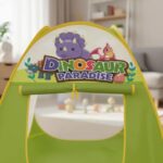 Barraca Toca Infantil Criança Dinossauro Dobrável Verde - BW481 - 10