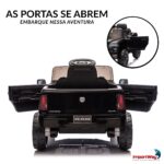 Mini Carro Elétrico Infantil Ram 3500 Rho 6v Preto - BW539PT - 9