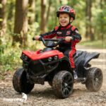 Mini Carro Elétrico Infantil 6v Utv Vermelho Som E Luzes - BW317VM - 8