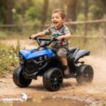 Mini Carro Elétrico Infantil 6v Utv Azul Com Som E Luzes - BW317AZ - 9