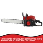 Motosserra Á Gasolina Profissional 83cc Sabre 50cm Potente - IWFG013 - 9