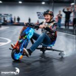 Drift Elétrico Infantil 350w Azul Amortecedor E Kit Proteção - BW554AZ - 9