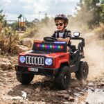 Mini Carro Elétrico Infantil 12v Utv Vermelho C/ Som E Luzes - BW532VM - 9