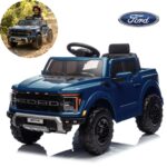 Mini Caminhonete Carro Elétrico 12v Ford F-150 Raptor Azul - BW528AZ - 1