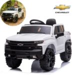 Mini Caminhonete Elétrica 12v Chevrolet Silverado Branco - BW529BR - 1