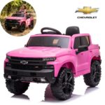 Mini Caminhonete Elétrica 12v Chevrolet Silverado Rosa - BW529RS - 1