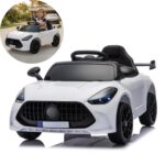 Mini Carro Elétrico Infantil 6v Luz Controle Remoto Branco - BW548BR - 1